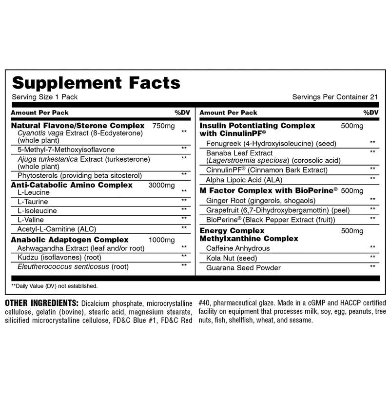 Animal M-Stak 21 paciņas